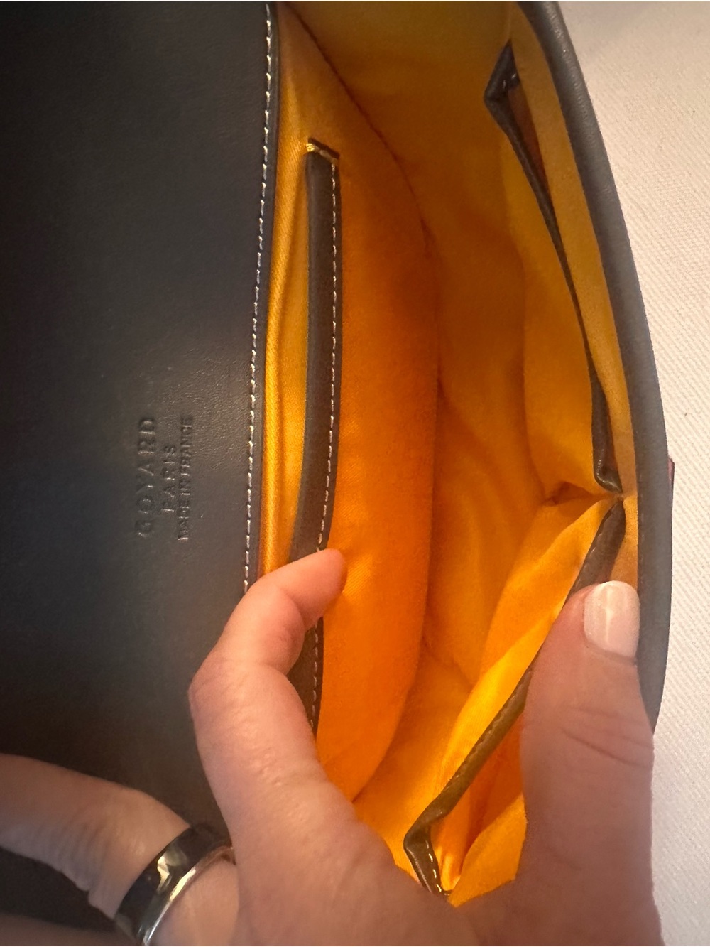 Goyard-Style Crossbody Bag in Black and Brown. MIRROR QUALITY - Picture 6 of 9